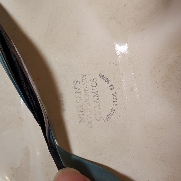 Vintage RARE Nielsen's Extraordinary Ceramics Closed Eye Face Mask Porcelain - Picture 5 of 7